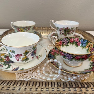 Beautiful English Bone China Teacups