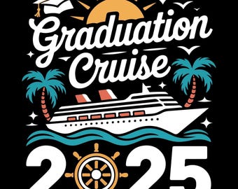 Abschlusskreuzfahrt 2025 Png svg, graduierter Hawaii Strand Png svg, Sommerurlaub Png, Abschlusskreuzfahrt graduierter Png, es ist meine graduierte Reise Png