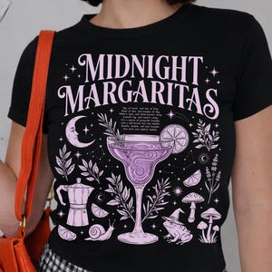 Minuit Margaritas PNG SVG, sel romarin lavande amant Png, drôle de sorcière Png, Margarita Halloween Svg, magie pratique, sorcière vibes Png