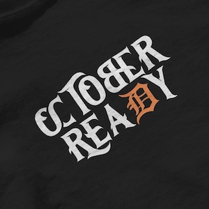 Oktober Ready Tigers Svg, voor Detroit Fans Svg Png Jpg Eps