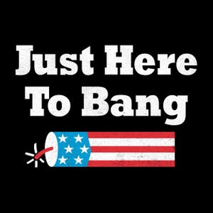 Just Here To Bang PNG, Funny 4th of July Png, Patriotic Png, Fireworks Png, America Png, 4th of July Png, Funny USA Png, Just Here To Bang