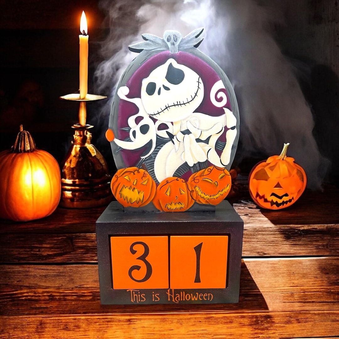 Nightmare Before Christmas, Halloween Countdown Calendar - Etsy