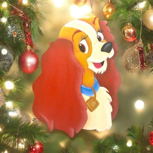 handmade lady and the tramp tree ornaments