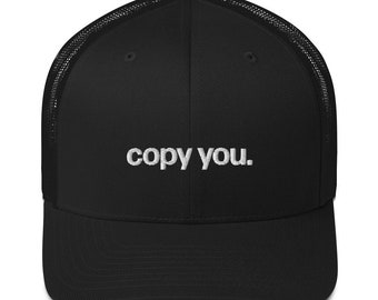 kopiuję cię | czapka kierowcy ciężarówki