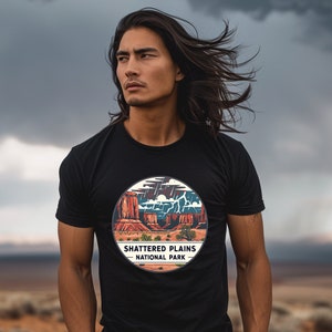 Shattered Plains National Park T-Shirt, Stormlight Archive Inspired, Multiple Color and Size Options, Unisex Softstyle T-Shirt, Bookish Gift