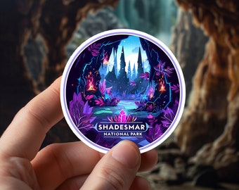 Shadesmar National Park Sticker Waterproof Vinyl Sticker Stormlight Archive Sticker Laptop Phone Bottle Decal Bookish Gift Outdoor Fantasy