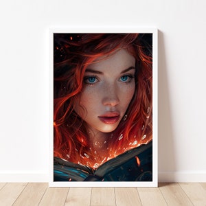 Shallan Davar, Stormlight Archive Inspired Art, Books and Reading Art, Way of Kings, Cosmere, Fantasy Art, Digital Download, Wall Print