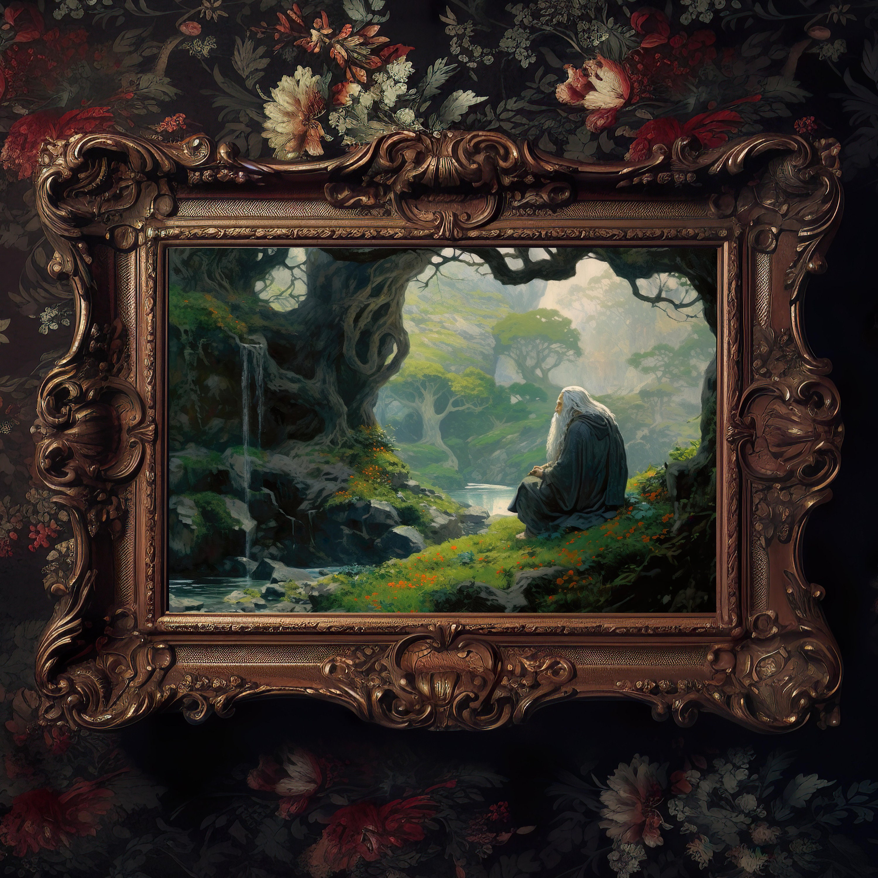 ウィザードアート、ファンタジーアート、神話アート、魔法アート、デジタルダウンロード、ウォールアート、エンチャント、気まぐれ、呪文、装飾、プリント