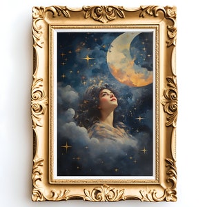Fantasy Art, Mythical Art, Magical Art, Fantasy Landscape Art, Digital Download, Wall Art, Enchanted, Whimsical, Decor, Print