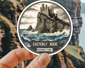 Casterly Rock National Park Sticker Waterproof Vinyl Sticker House of Dragons Sticker Laptop Phone Bottle Decal Bookish Gift Outdoor Fantasy