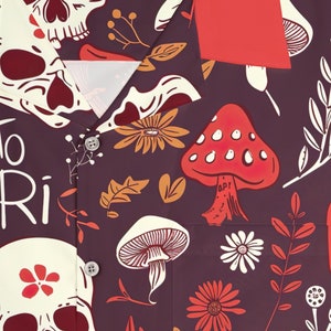 Memento Mori Hawaiian Shirt, Stoic Inspired shirt, Memento Mori, Mystical Shirt, Philosophy Clothing, Meditations, Fantasy Lover Gift Idea image 8
