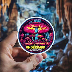 Underdark National Park Sticker Waterproof Vinyl Sticker Dungeons and Dragons Sticker Laptop Phone Bottle Decal DND Gift Idea