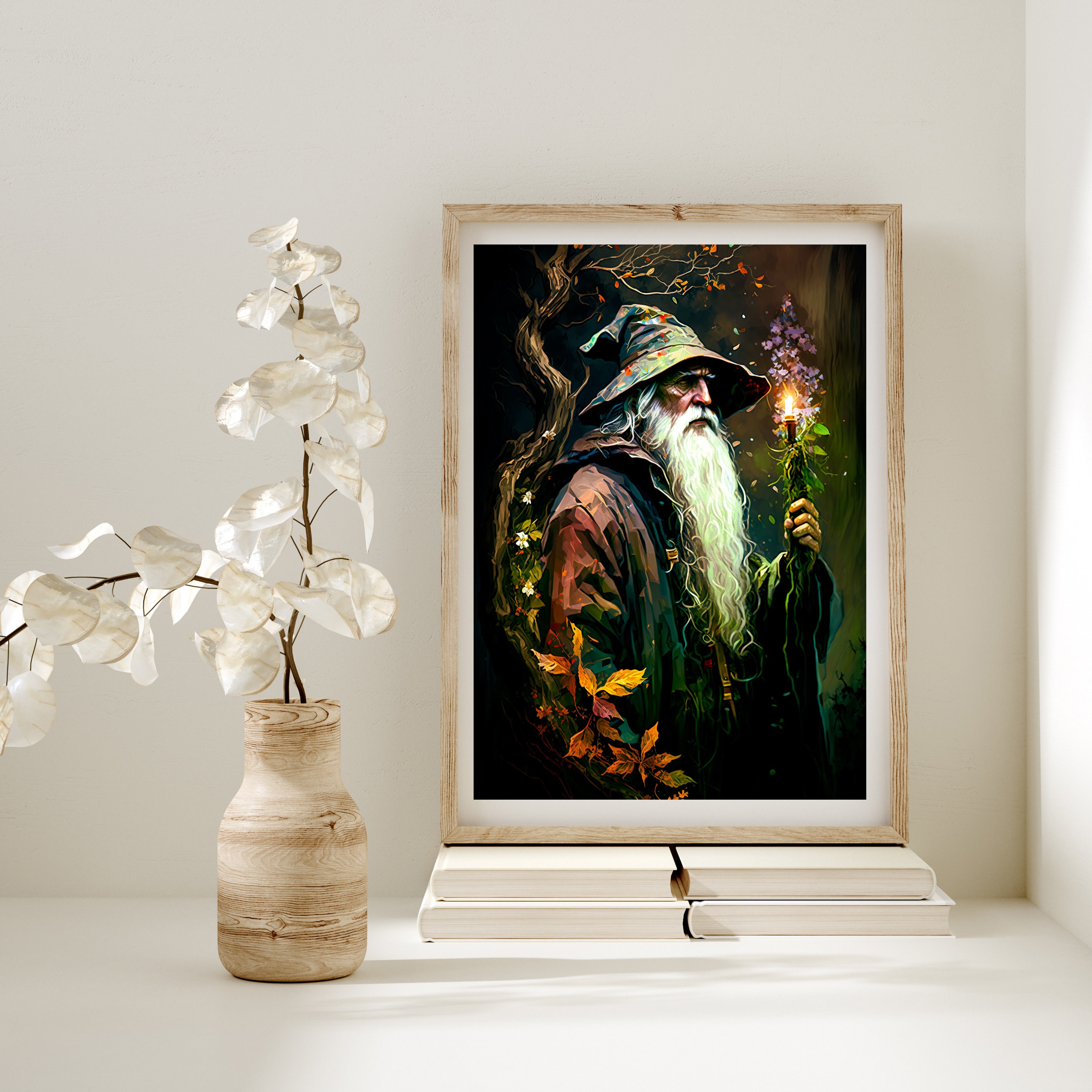 Wizard Art, Fantasy Art, Mythical Art, Magical Art, Digital Download ...
