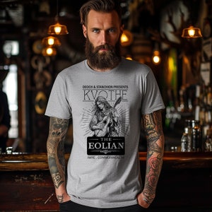 Kvothe Live at The Eolian T-Shirt, The Kingkiller Chronicle Inspired, Multiple Color and Size Options, Unisex Softstyle T-Shirt, Bookish