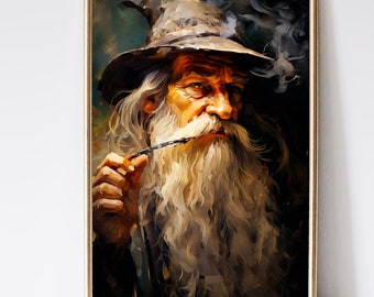 Arte Mago, Arte Fantasía, Arte Mítico, Arte Mágico, Descarga Digital, Arte de pared, Encantado, Caprichoso, Hechizo, Decoración, Impresión
