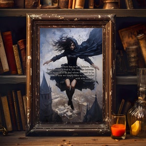 Mistborn Inspired Art, Books and Reading Art, Vin Art, Fantasy Art, Magical Art, Digital Download, Wall Art, Whimsical, Decor, Print