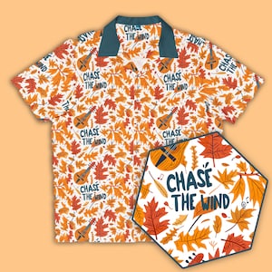 Name of the Wind Hawaiian Shirt, Chase the Wind, Kingkiller Chronicle, Kvothe, Bookish Gift, Fantasy Lover Gift Idea