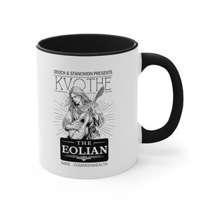 Kvothe Live at The Eolian 11oz Mug, The Kingkiller Chronicle Inspired, Name of the Wind, Bookish Gift