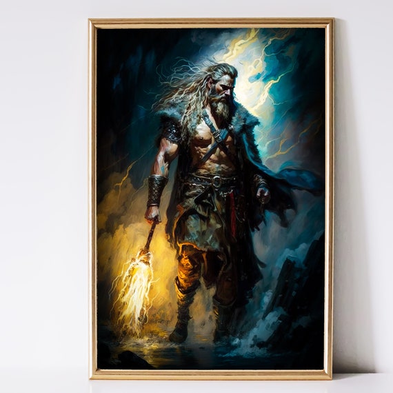 Thor - God of Thunder, an art print by ASTARTES - INPRNT