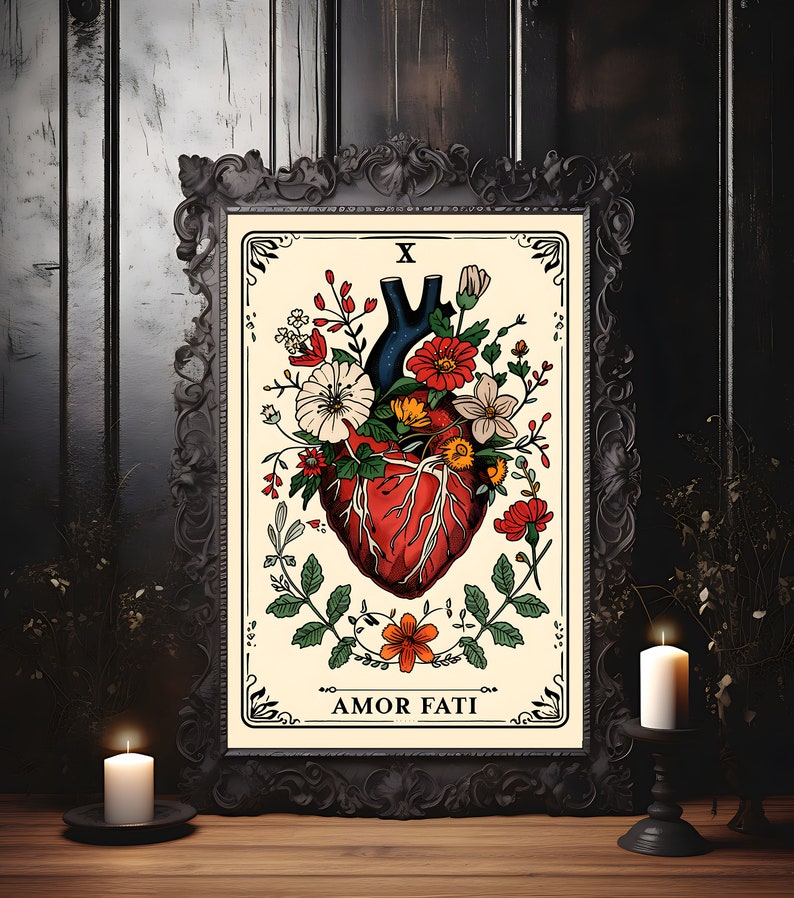 Set of 3 Stoicism Tarot Card Prints, Earthy Boho Set, Stoic Art, Memento Mori, Mystical Tarot Card Art, Philosophy Poster, Meditations, Set image 4