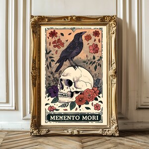 Set of 3 Stoicism Tarot Card Prints, Earthy Boho Set, Stoic Art, Memento Mori, Mystical Tarot Card Art, Philosophy Poster, Meditations, Set image 2