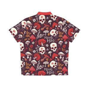 Memento Mori Hawaiian Shirt, Stoic Inspired shirt, Memento Mori, Mystical Shirt, Philosophy Clothing, Meditations, Fantasy Lover Gift Idea image 7
