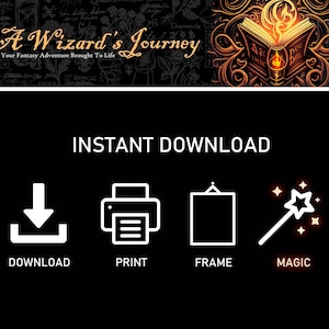 Fantasy Library Art, Books and Reading Art, Fantasy Art, Mythical Art, Magical Art, Digital Download, Wall Art, Whimsical, Decor, Print image 6