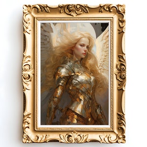Valkyrie Art, Norse Mythology Art , Fantasy Art, Mythical Art, Magical Art, Digital Download, Wall Art, Vintage, Decor, Print