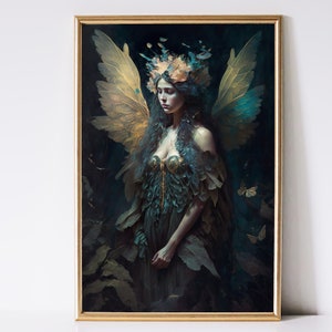 Fairy Art, Enchanted Forest Art, Fantasy Art, Mythical Art, Magical Art, Digital Download, Wall Art, Whimsical, Decor, Print