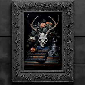 Fantasy Library Art, Books and Reading Art, Fantasy Art, Mythical Art, Magical Art, Digital Download, Wall Art, Whimsical, Decor, Print