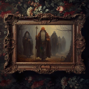 Wizard Art, Fantasy Art, Mythical Art, Magical Art, Digital Download, Wall Art, Enchanted, Whimsical, Spell, Decor, Print