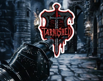 Tarnished Sticker Elden Ring Dark Souls Video Game Sticker Gaming Sticker RPG Gift Idea Elden Ring Soulsborne Fanart