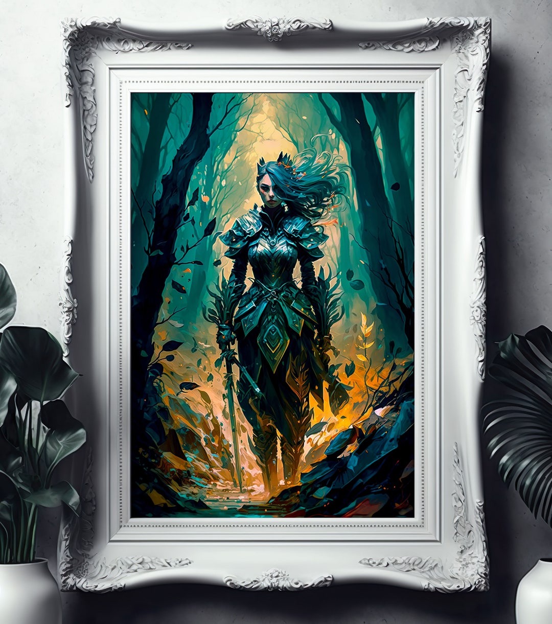 Elf Art, Fantasy Art, Magical Art, Digital Download, Wall Art ...
