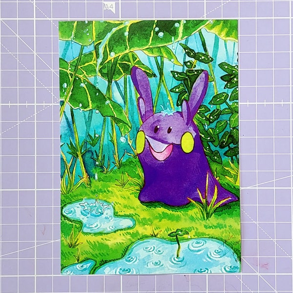 Prints aquarelle Mucuscule Pokemon