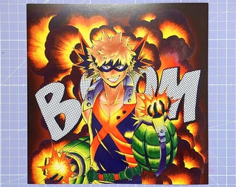 Prints illustration Bakugou Katsuki