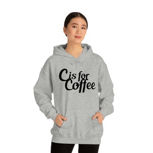 C för kaffe - Rolig kaffeälskare-tröja