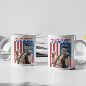 Funny 4th of July Coffee Mug: Danny McBride Inspired Patriotic Humor