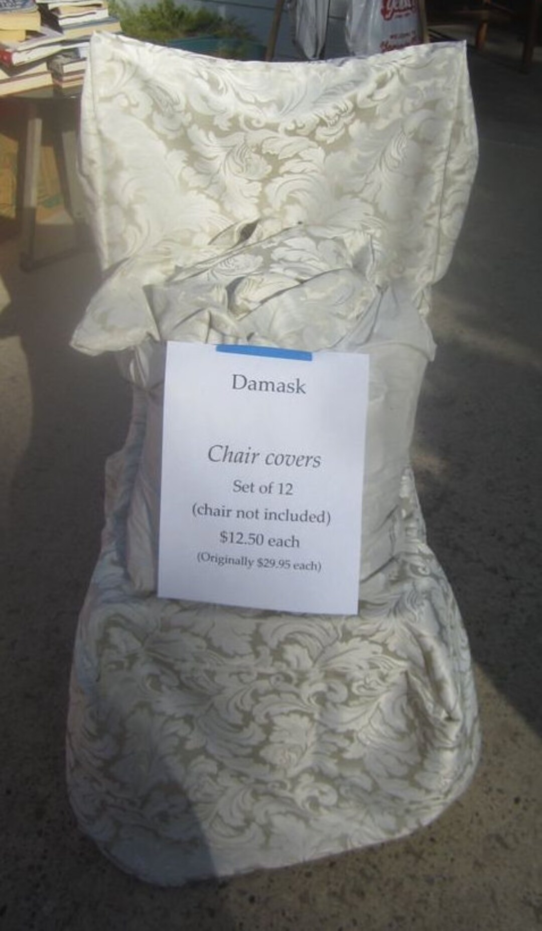 12 Beautiful Damask Chair Covers Etsy