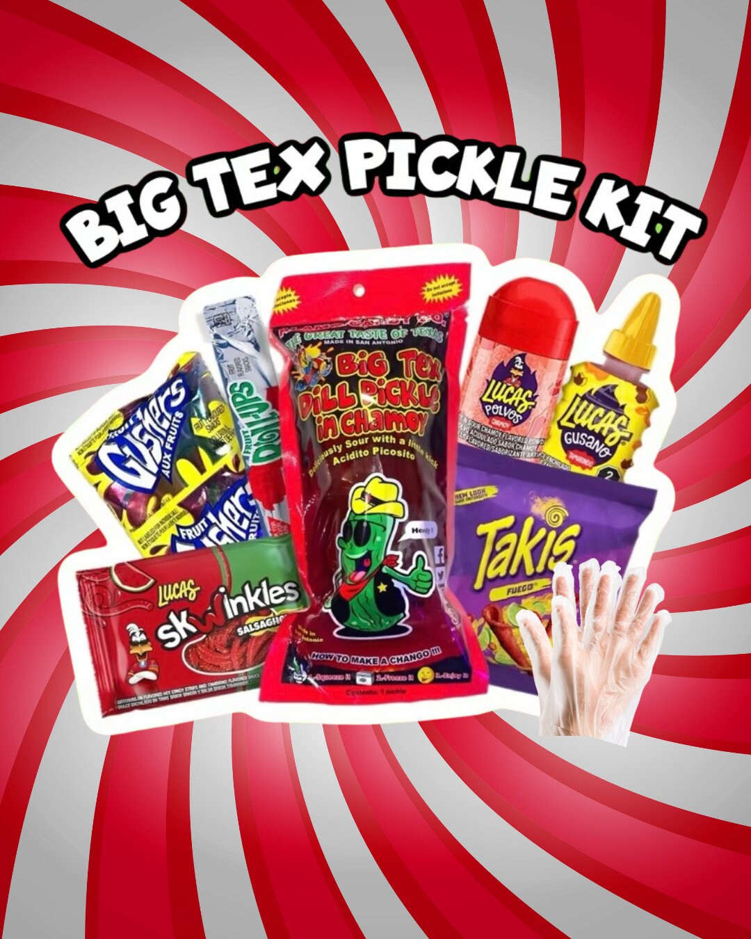 Chamoy Pickle Kit Big Tex Dill Pickle Kit Sour Pickle Kit Garlic Pickle
