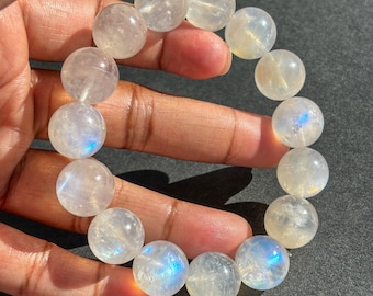 White Moonstone Crystal Bracelet