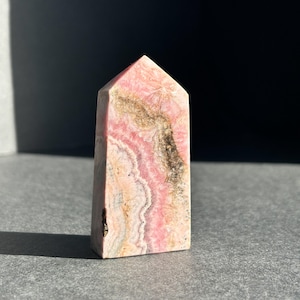 Rhodochrosite Crystal Tower -59g