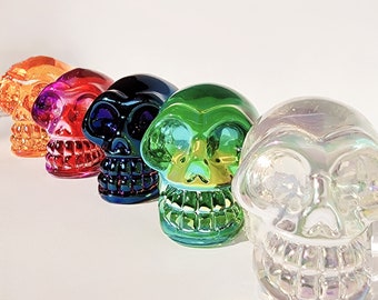 Colored Glass Skull