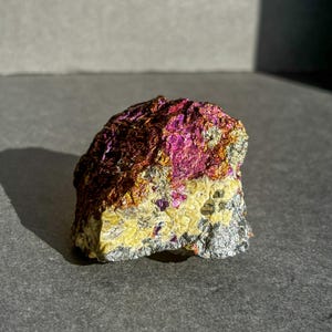 Chalcopyrite aka Peacock Ore Crystal Mineral Specimen - 226g