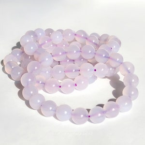 Purple Chalcedony Crystal Bracelet