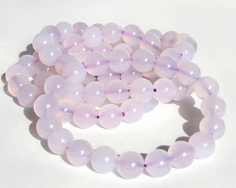 Purple Chalcedony Crystal Bracelet