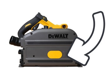KOTA Dust Arbor Cover Compatible with Dewalt Track Saw - YELLOW