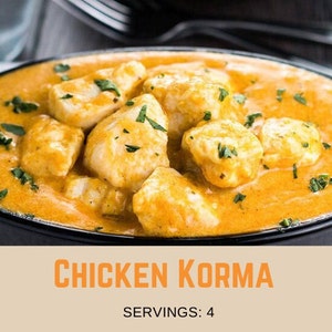 Chicken Korma Digital Recipe