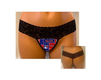 New York Rangers Thong, Lace G-String