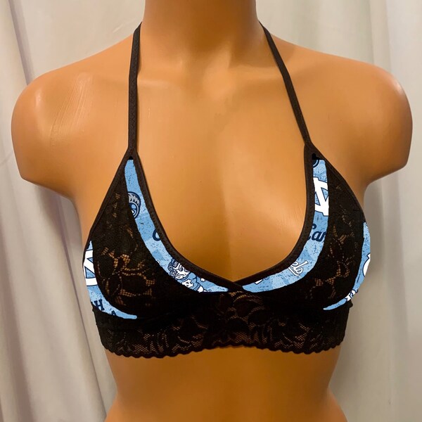 North Carolina Tarheels Bralette Style Lace Top