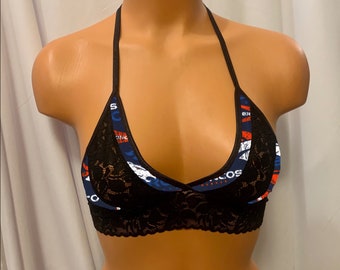 Denver Broncos Bralette Style Lace Top